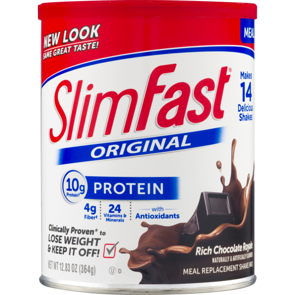 SlimFast Original Meal Replacement Shake Mix Rich Chocolate Royale (12.