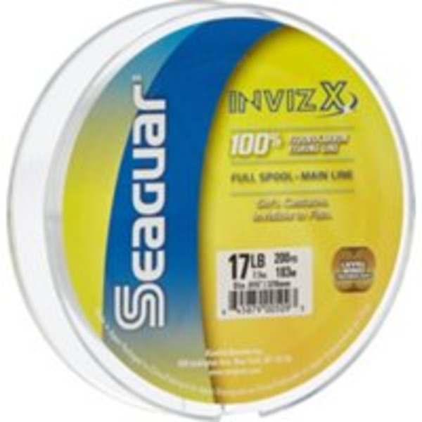 Seaguar InvizX 17 lb Fluorocarbon Fishing Line - Clear