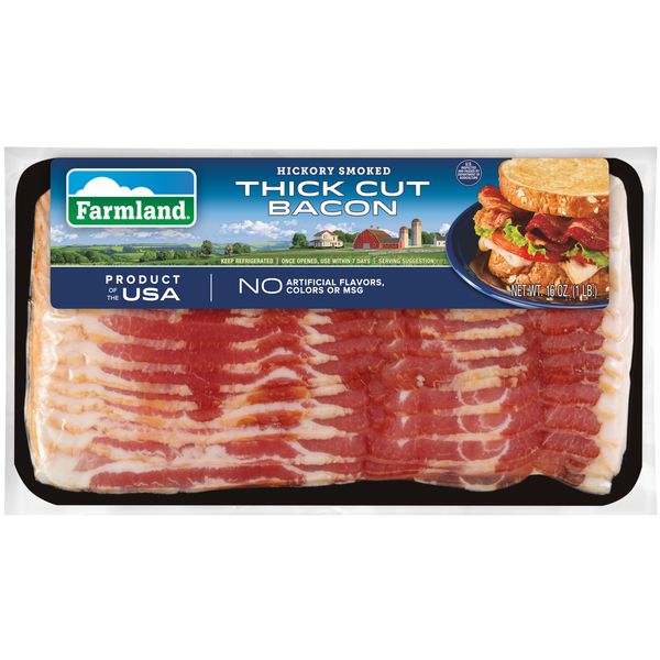 Farmland Thick Cut Naturally Hickory Smoked Bacon Same-Day Pickup