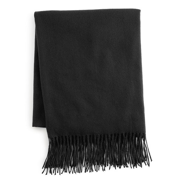Sonoma Goods For Life Women's ® Solid Oblong Scarf, Pitch Black