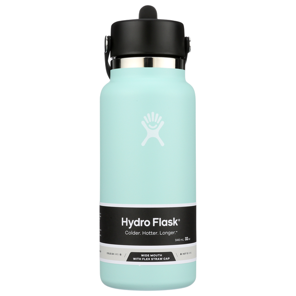 Hydro Flask 32 Oz Wide Flex Straw Cap Dew Same-Day Delivery or Pickup |  Mother's Market