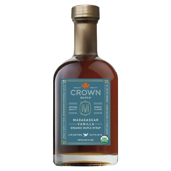 Crown Organic Maple Madagascar Vanilla Infused Syrup, 25 fl oz
