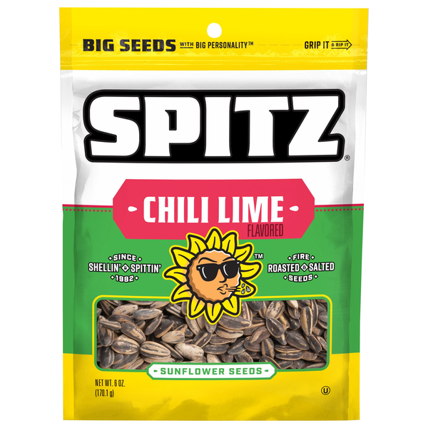Spitz Chili Lime Flavored Sunflower Seeds