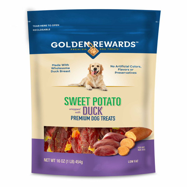 Walmart Golden Rewards Sweet Potato Wrapped With Duck Premium Dog