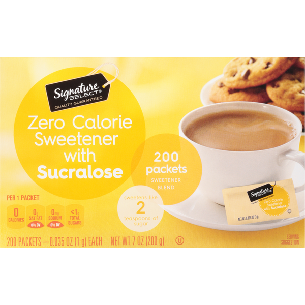 Signature SELECT Sweetener, with Sucralose, Zero Calorie