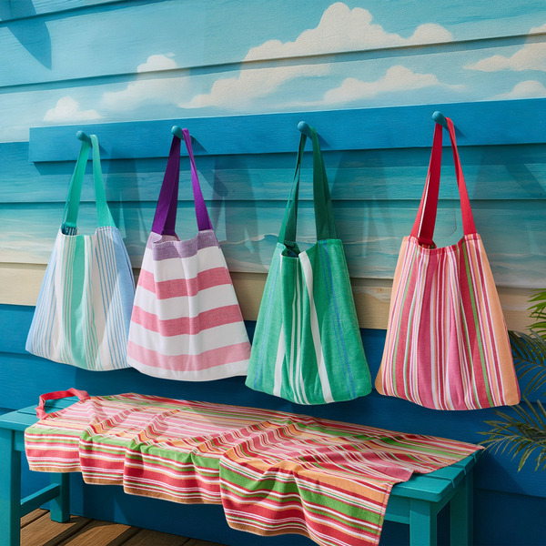 2-in-1 Beach Towel that converts into Tote