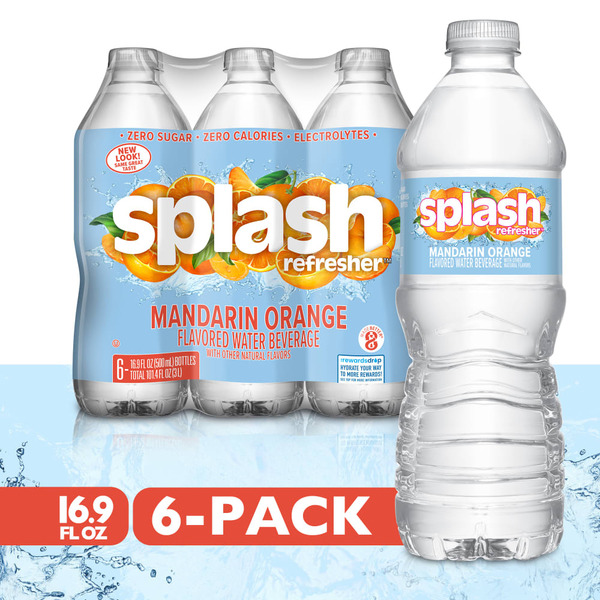 SPLASH BLAST Mandarin Orange Water Beverage Same-Day Delivery or