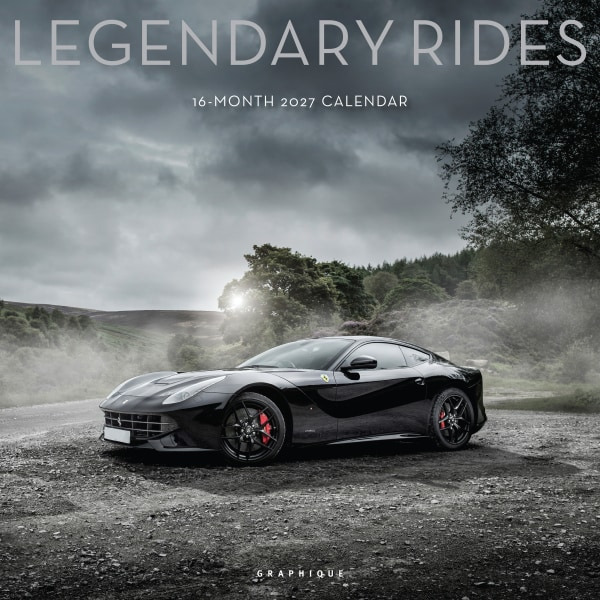 Graphique Legendary Rides 2027 16-Month Wall Calendar, 12 x 12 in