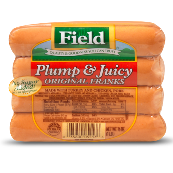 Field Plump and Juicy Original Franks
