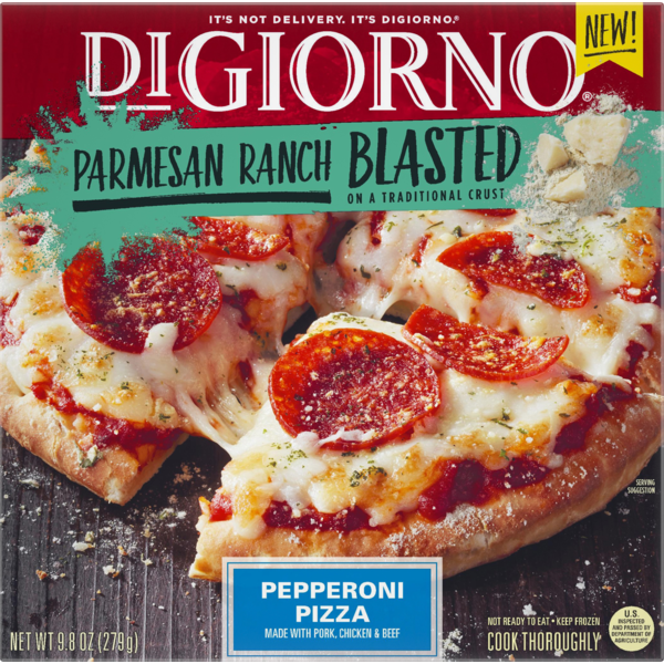 DiGiorno Parmesan Ranch Pepperoni Pizza (9.84 oz) Instacart