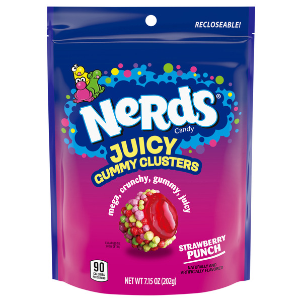 NERDS Juicy Strawberry Punch Gummy Clusters Same-Day Delivery or