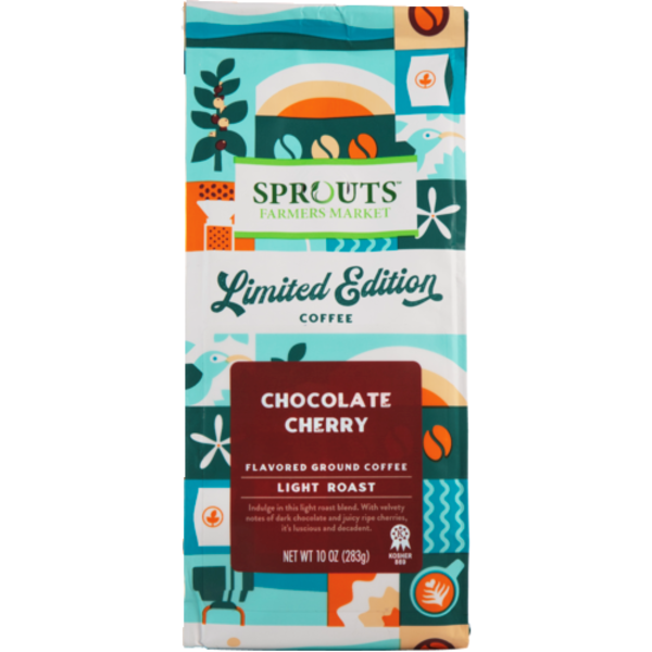 Sprouts Chocolate Cherry Light Roast Ground Coffee Limited Edition