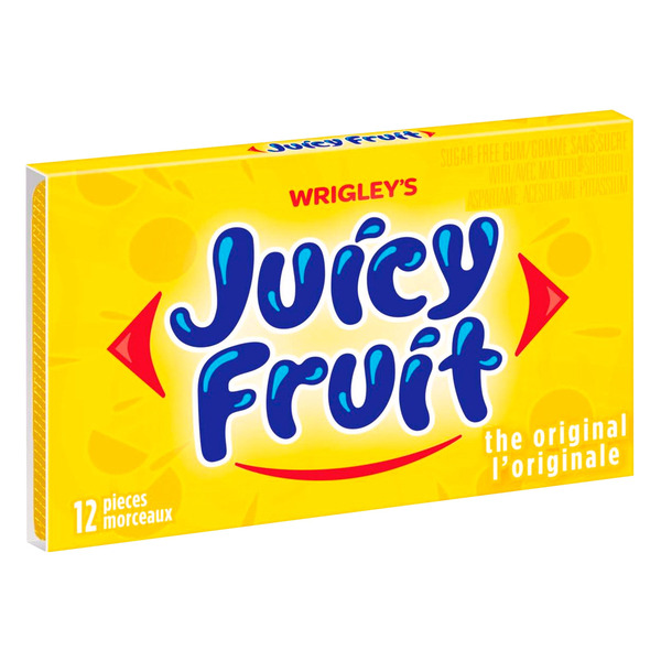 Juicy Fruit The Original Sugar-Free Gum (Case)