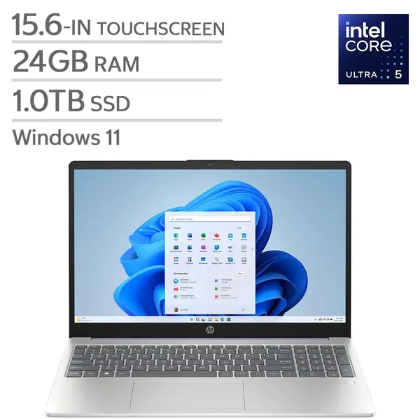 HP Touchscreen Laptop With Intel Core Ultra 5 225U, 24GB RAM & 1TB SSD