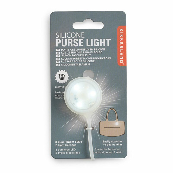 Kikkerland Silicone Purse Light