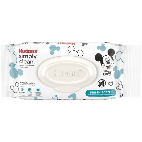 huggies simply clean fresh scented baby wipes