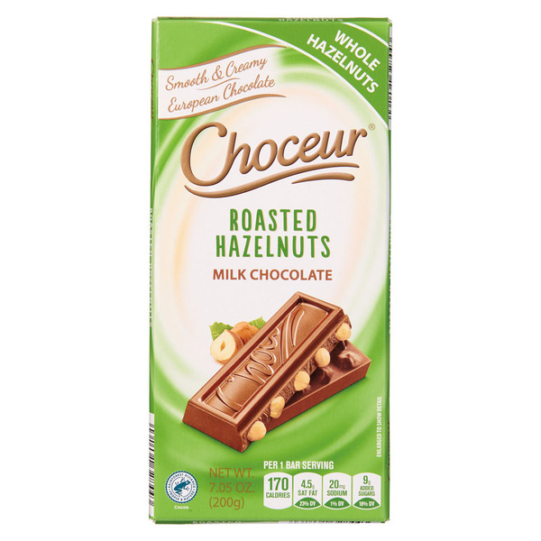 Choceur Milk Chocolate with Roasted Hazelnuts