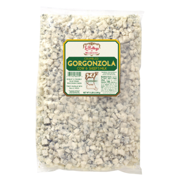 BelGioioso -  Crumbly Gorgonzola with Sheep Milk 5 Lb. Bag