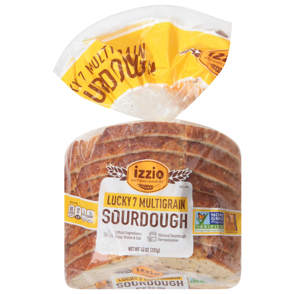 Izzio Artisan Bakery Sourdough, Multigrain, Lucky 7 Same-Day