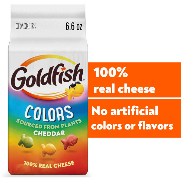 Pepperidge Farm Goldfish Colors Cheddar Baked Snack Crackers