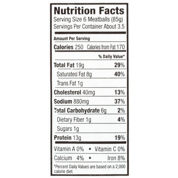 33 Armour Meatballs Nutrition Label Labels Design Ideas 2020