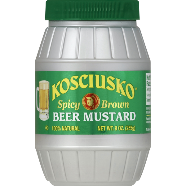 Kosciusko Mustard, Beer, Spicy Brown Same-Day Delivery or Pickup