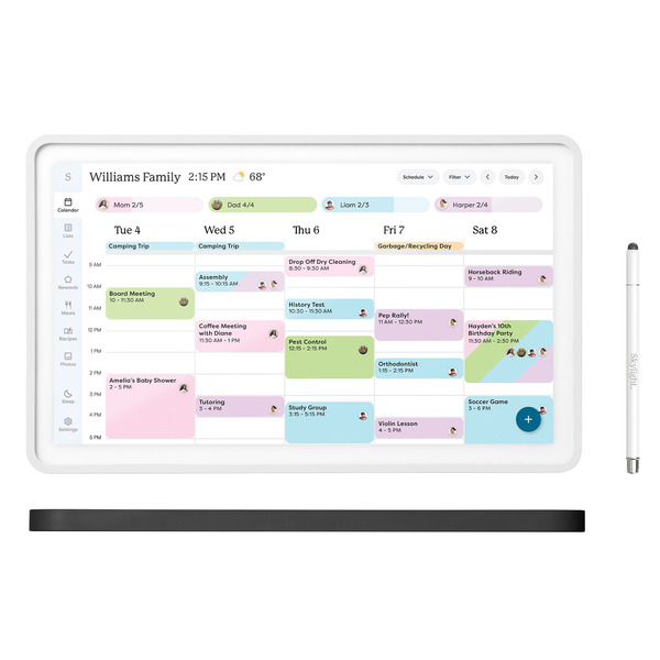 15" Skylight Calendar 2 Touchscreen Display and Organizer Classic Bundle