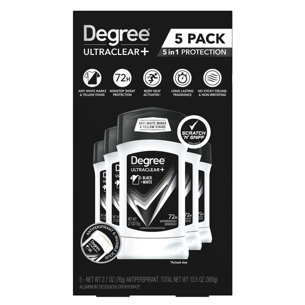 Costco Degree UltraClear+ 5in1 Protection Antiperspirant Deodorant