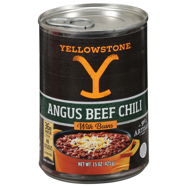 Yellowstone Chili, with Beans, Angus Beef