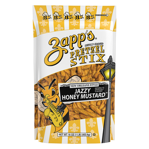 Zapp's Pretzel Stix, Jazzy Honey Mustard, New Orleans Style