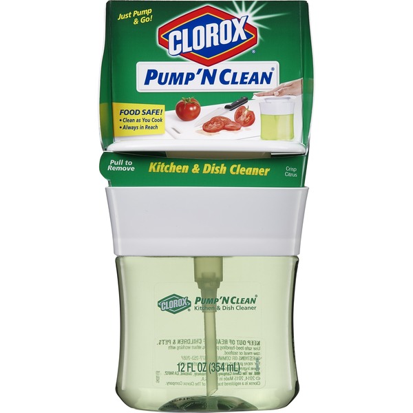Clorox Kitchen Dish Cleaner Pump N Clean Crisp Citrus 12 Fl Oz