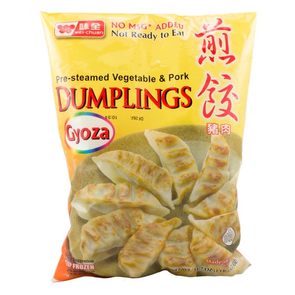 Wei Chuan PreSteamed Vegetable & Pork Dumplings (31.7 oz) from HMart