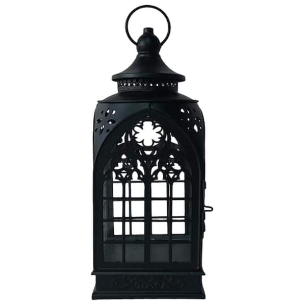 Ashland Cathedral Metal Lantern - Black