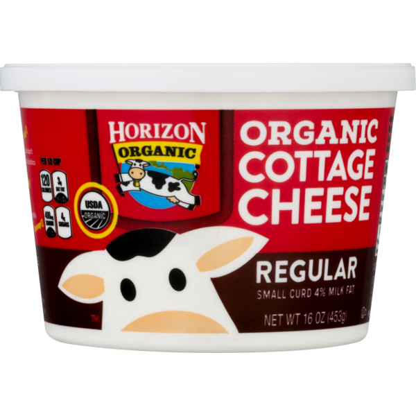 Horizon Regular Small Curd Cultured Cottage Cheese 16 Oz Instacart