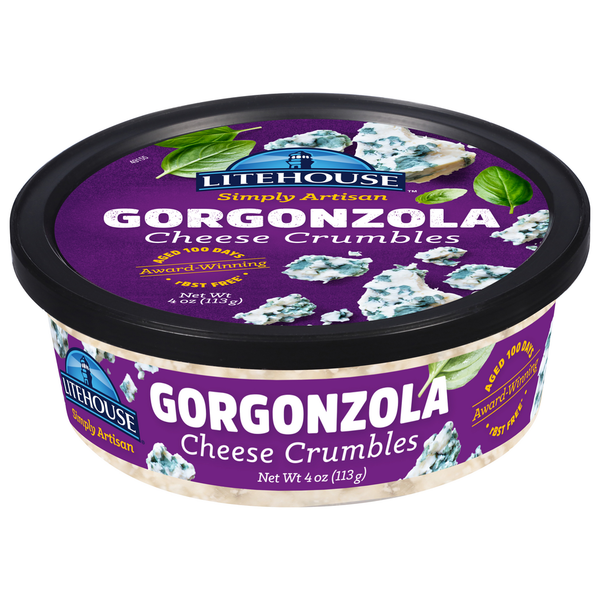 Litehouse Cheese, Crumbles, Gorgonzola