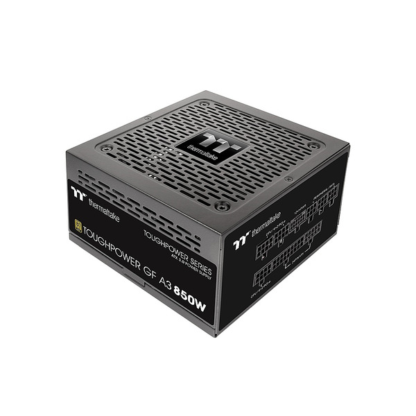 Thermaltake Toughpower GF A3 850W 80 PLUS Gold PCIe Gen 5 ATX 3.0 Ready Fully Modular Power Supply - Black