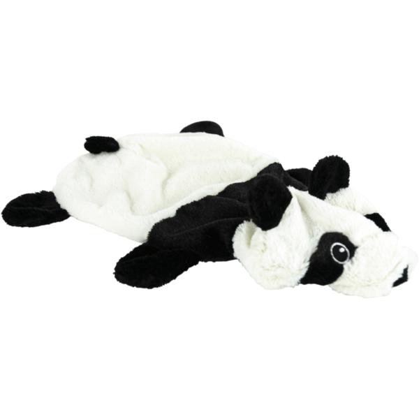 Play On Flattie Panda Dog Toy