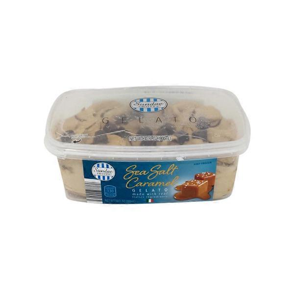 Belmont Premium Ice Cream Sea Salt Caramel Gelato (30 fl oz) from ALDI