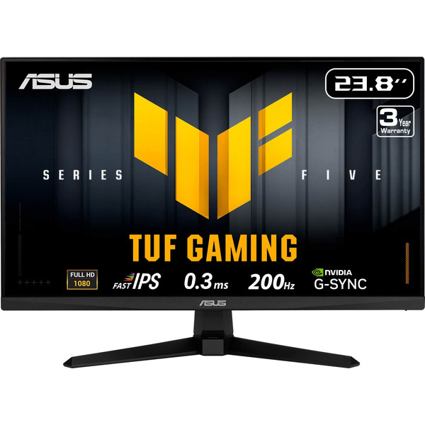 ASUS TUF Gaming FHD IPS 200Hz 0.3ms Gaming Monitor With G-Sync & Free Sync - Black