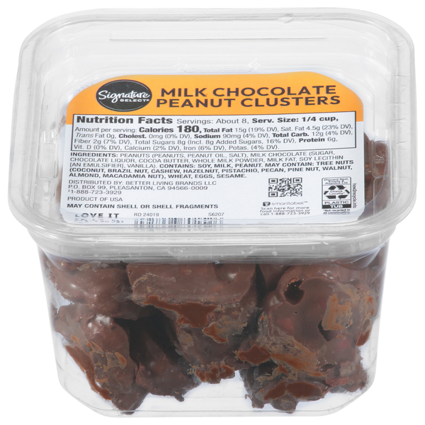 Signature SELECT Peanut Clusters, Milk Chocolate
