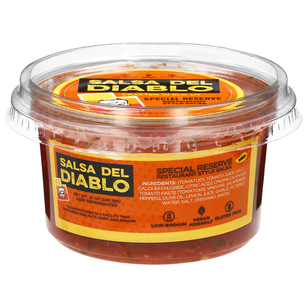 Salsa Del Diablo Special Reserve Restaurant Style Medium Salsa