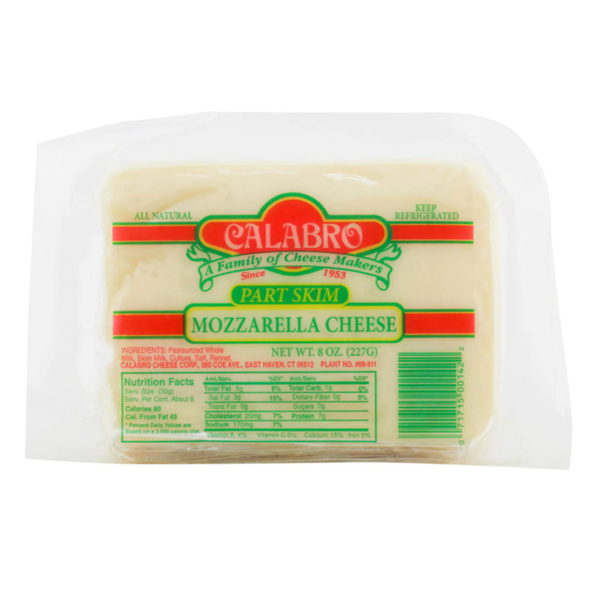 Calabro Cheese Mozzarella Part Skim Cheese Same-Day Delivery or Pickup ...