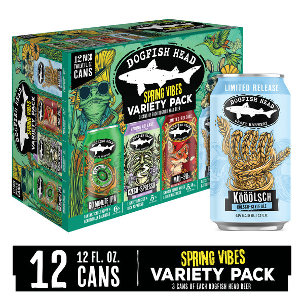 Dogfish Head Spring Seasonal Variety Pack Beer (12 fl. oz. Can