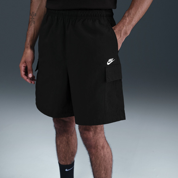 Nike Men's Sportswear Club Utility Shorts, M - Black