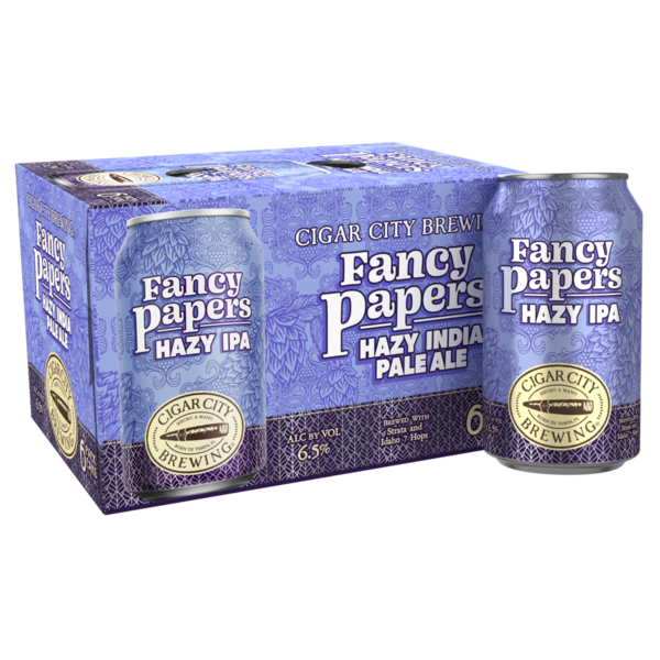Cigar City Brewing Fancy Papers Hazy IPA 6 Pack - 12 Fl Oz Same