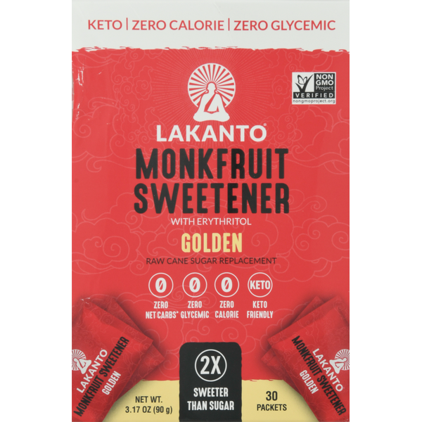 Lakanto Monkfruit Sweetener with Erythritol, Golden