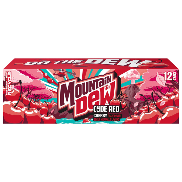 Mountain Dew Code Red Soda - Pack Same-Day Delivery or Pickup