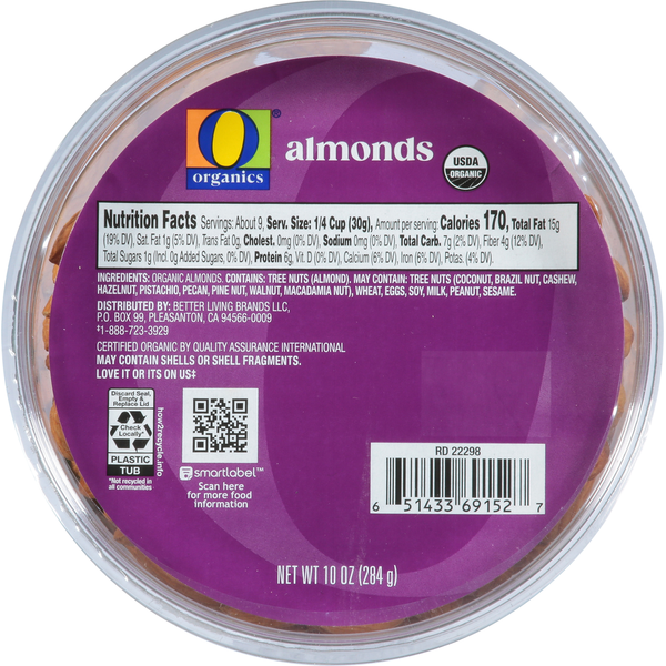 O Organics Almonds