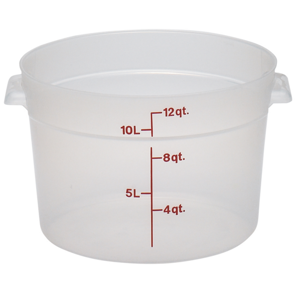 Cambro - Clear Round Container, 12 Qt