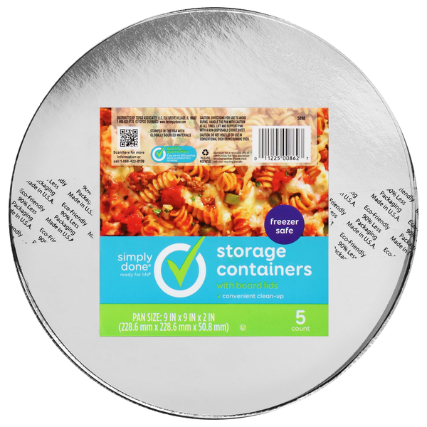Simply Done Storage Containers, Freezer Safe Same-Day Delivery or
